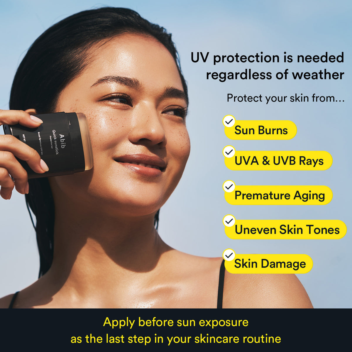 Abib™ Quick Sunstick Protection Bar SPF50+ PA++++ 22g