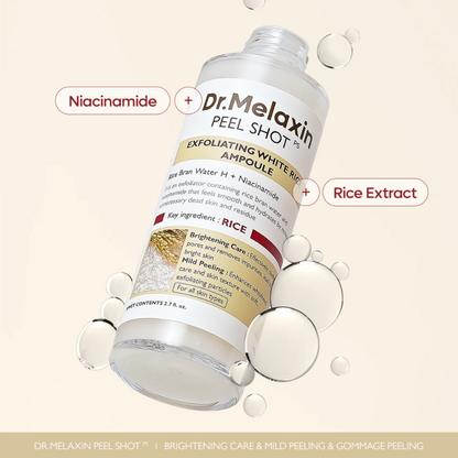 Dr.Melaxin® Peel Shot | Glow Exfoliant Rice Ampoule 80ml