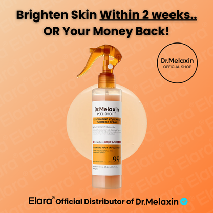 Dr.Melaxin® Peel Shot | Exfoliating Kojic Acid Turmeric Spray 200ml