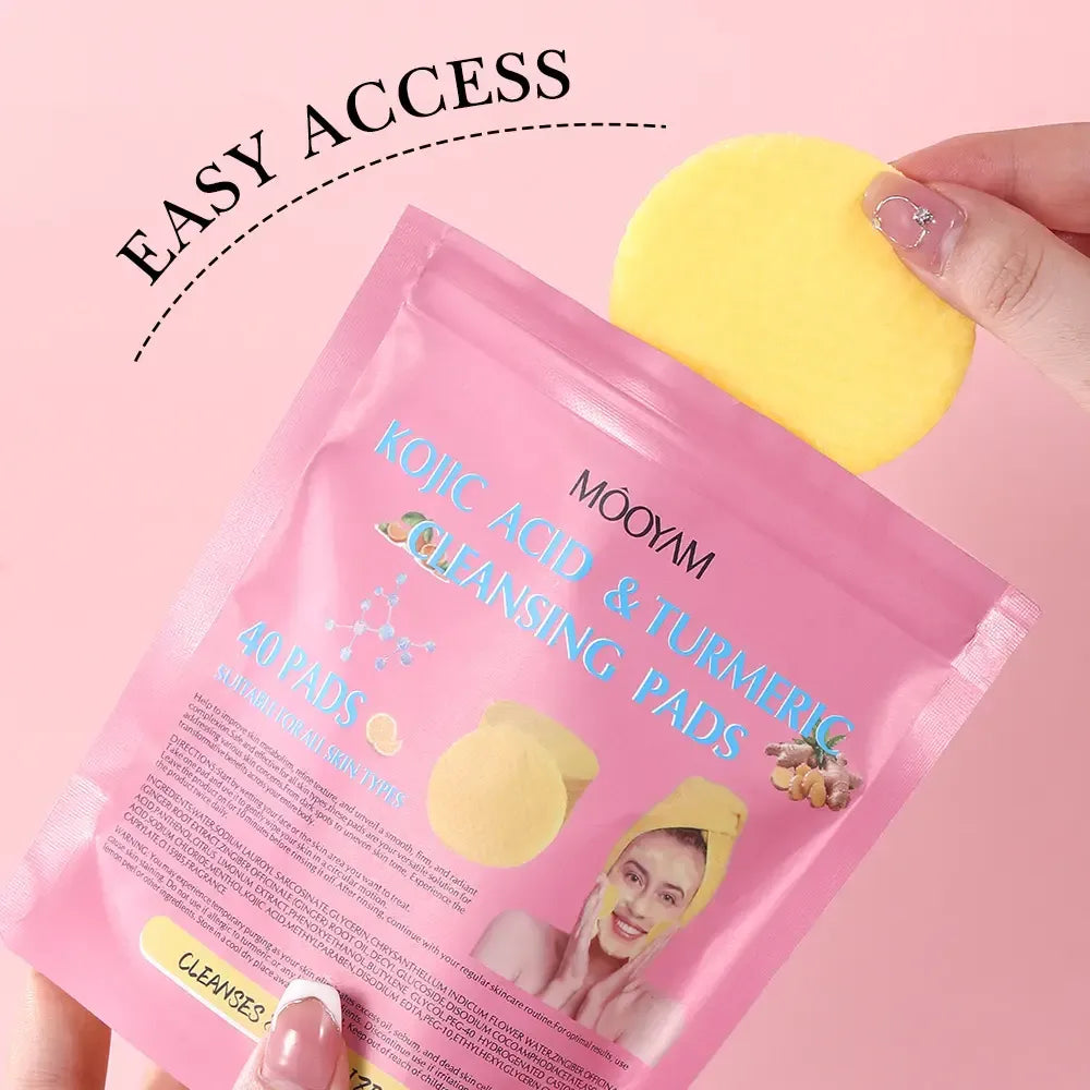 Elara™ Premimum Kojic Acid Turmeric Cleansing Pads